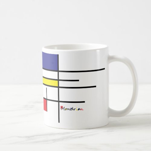 they mondrian coffee mug