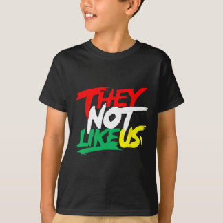 They Not Like Us Juneteeth Black History Month Wom T-Shirt