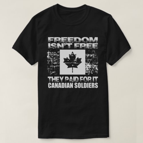 They Paid For It Remembrance Day T_Shirt