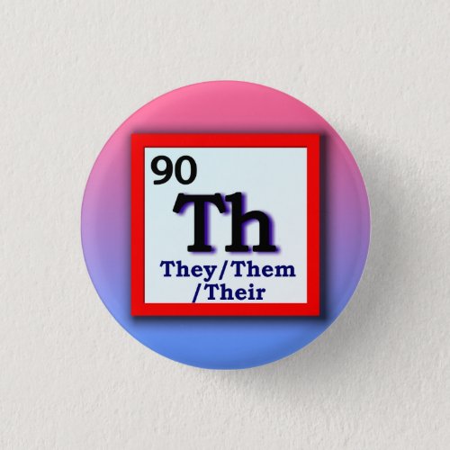 They _Periodic Table personal gender pronoun pin