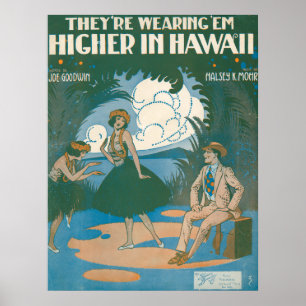 They’re Wearing ‘Em Higher In Hawaii Poster