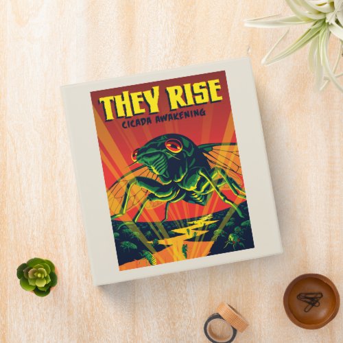 They Rise Cicada Awakening 3 Ring Binder