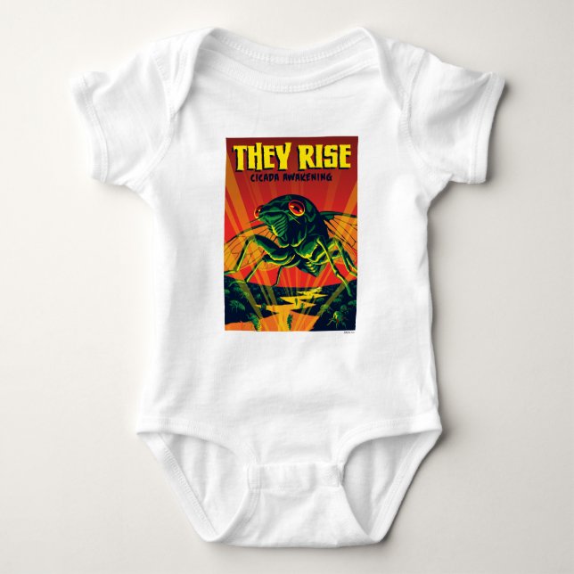 They Rise Cicada Awakening Baby Bodysuit (Front)