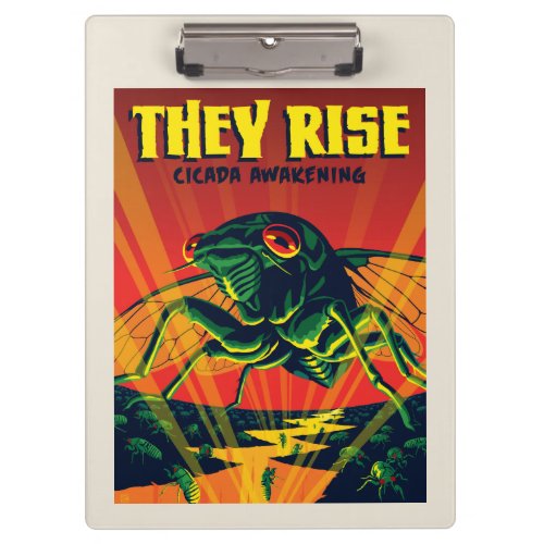 They Rise Cicada Awakening Clipboard