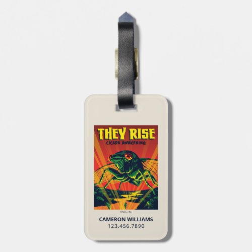 They Rise Cicada Awakening Luggage Tag