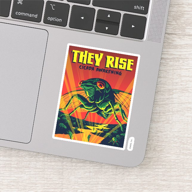 They Rise Cicada Awakening Sticker (Detail)