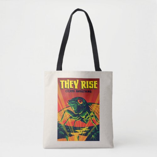 They Rise Cicada Awakening Tote Bag