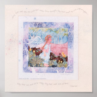 They that wait angel archival quality art print