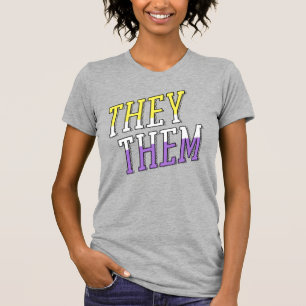 They Them Nonbinary Colors T-Shirt