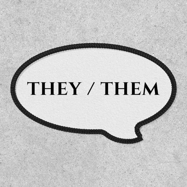 THEY THEM PRONOUNS PATCH (Front)