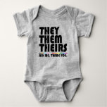They Them Theirs Baby Bodysuit