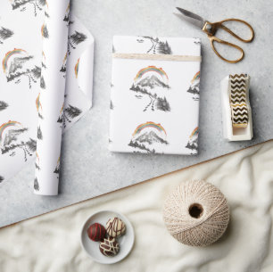 They/Them Trailblazer – LGBTQ Pride Camping Art, Wrapping Paper