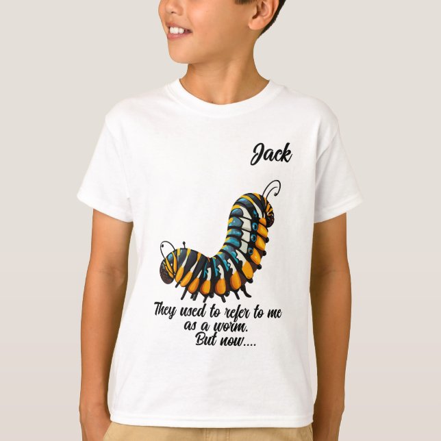 "They used to..." Customizable Boy's T-Shirt (Front)