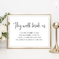 They Walk Beside Us Wedding Memorial Poem