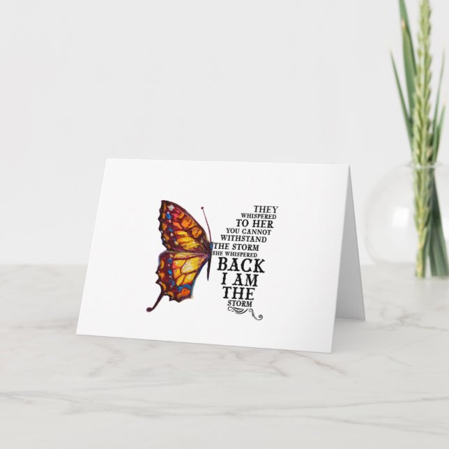 They Whispered To Her You Cannot Withstand Card (Front)