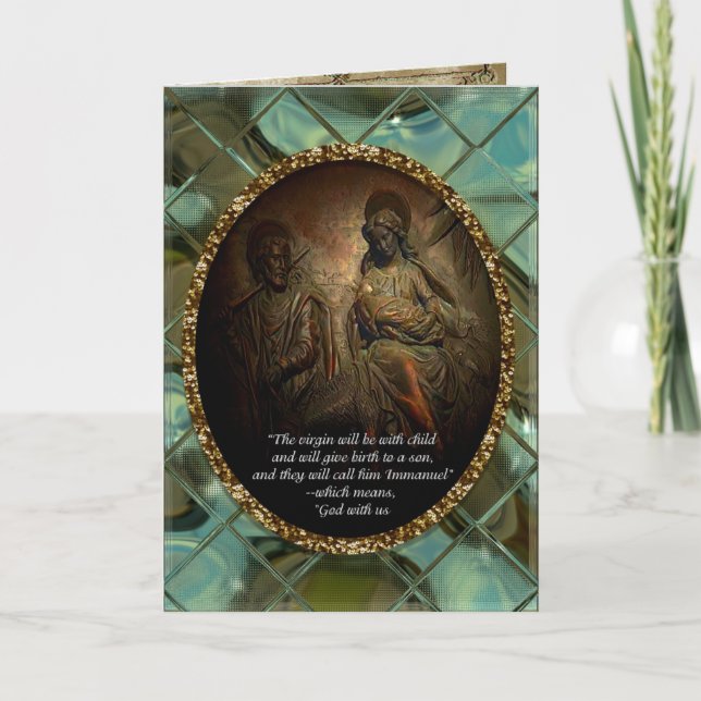 They will call him Immanuel Holiday Card (Front)