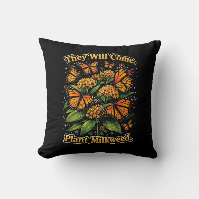 They Will Come Throw Pillow (Front)