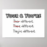 They&#39;re Different. Poster at Zazzle