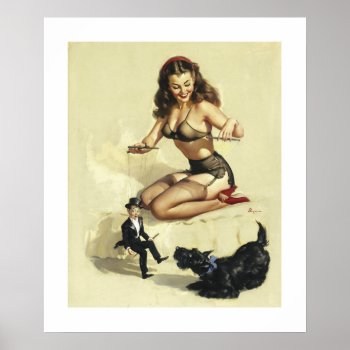 They're Easy To Handle Pin Up Art Poster by Pin_Up_Art at Zazzle