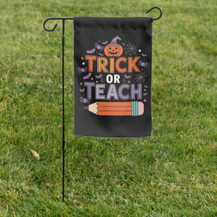 They're Eating Dogs And Cats And Pets Halloween Garden Flag