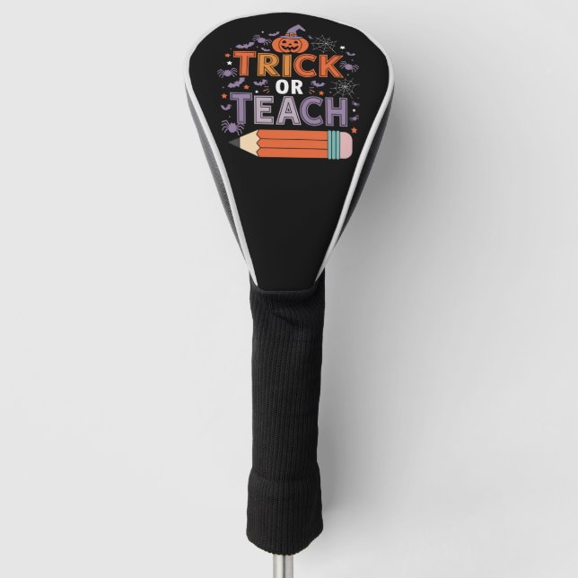They're Eating Dogs And Cats And Pets Halloween Golf Head Cover (Front)