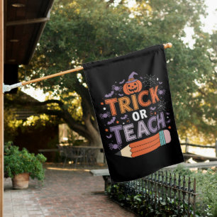 They're Eating Dogs And Cats And Pets Halloween House Flag