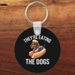 They're Eating The Dogs Donald Trump Debate 2024  Keychain<br><div class="desc">They're Eating The Dogs Donald Trump Debate 2024 US Election</div>