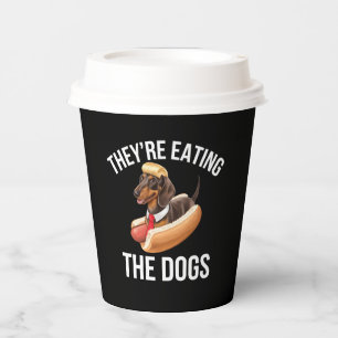 They're Eating The Dogs Donald Trump Debate 2024 Paper Cups