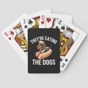 They're Eating The Dogs Donald Trump Debate 2024 Poker Cards