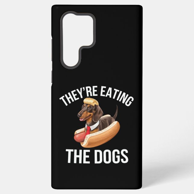 They're Eating The Dogs Donald Trump Debate 2024  Samsung Galaxy Case (Back)