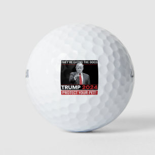 They're Eating The Dogs Trump 2024 Debate Golf Balls