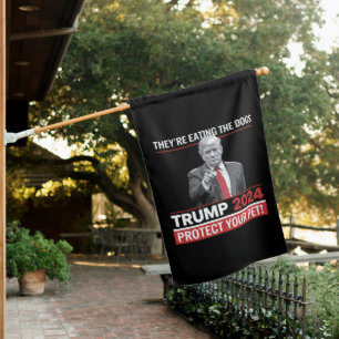 They're Eating The Dogs Trump 2024 Debate  House Flag