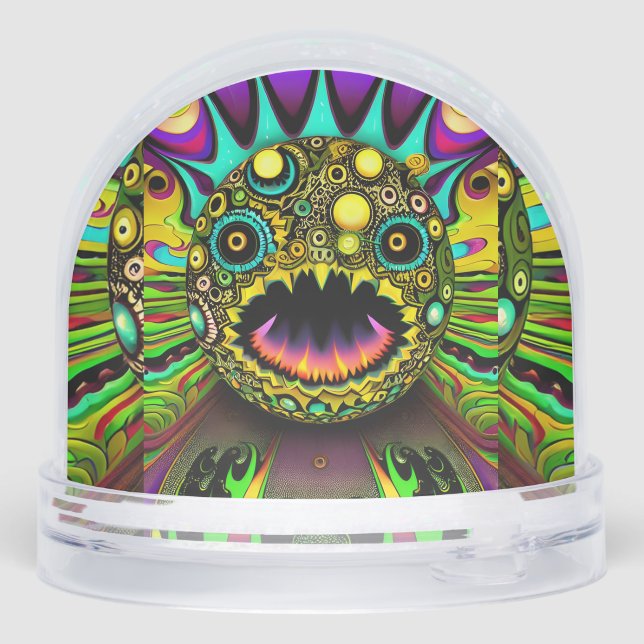 They're Feeding Us Snow Globe (Back)