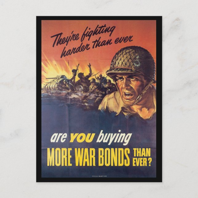 They're Fighting World War 2 Postcard (Front)