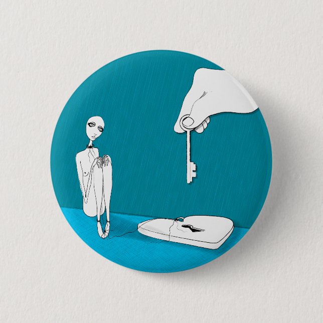 they're only bracelets, baby button (Front)