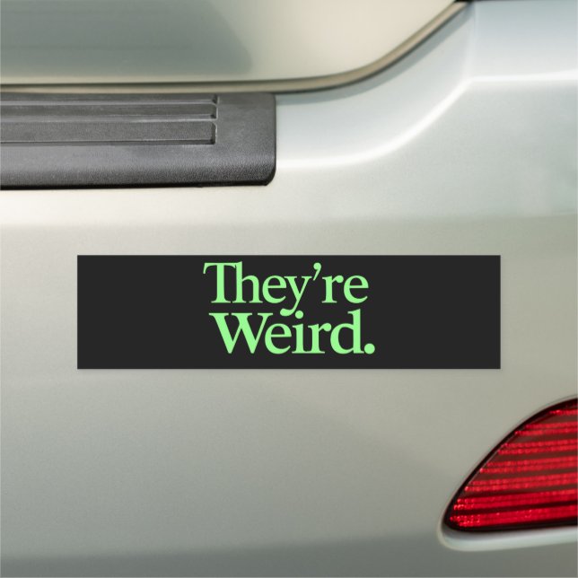 They're Weird 2024 Election President Harris Trump Car Magnet (In Situ)