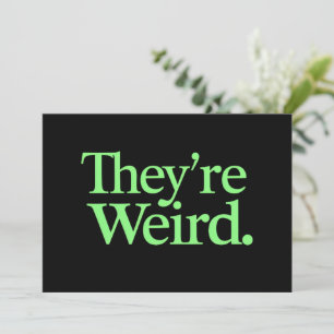 They're Weird 2024 Election President Harris Trump Invitation