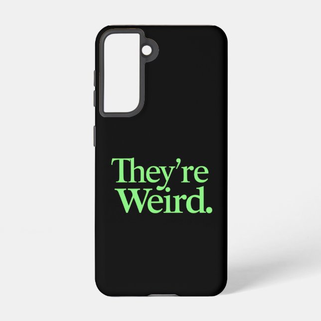 They're Weird 2024 Election President Harris Trump Samsung Galaxy Case (Back)