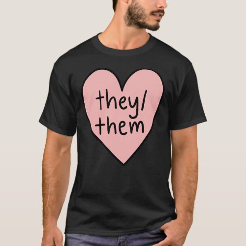 theythem pronouns Sticker T_Shirt