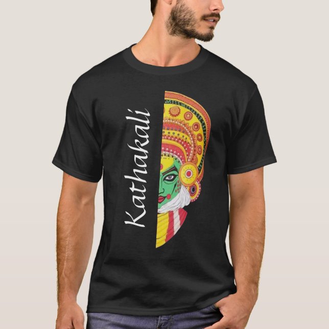 Theyyam-Kathakali Fusion – Bold & Powerful Express T-Shirt (Front)