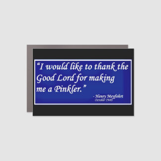 THGL Pinkler Car Magnet