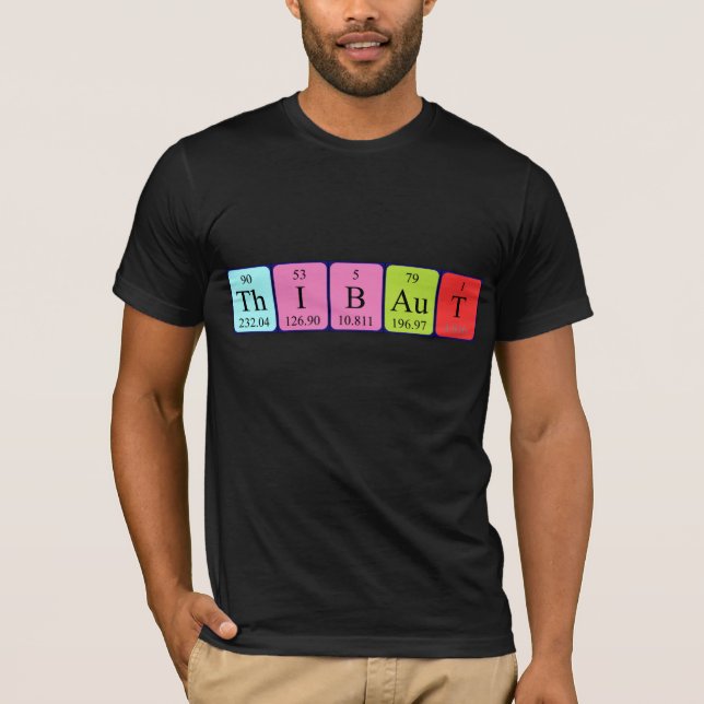 Thibaut periodic table name shirt (Front)