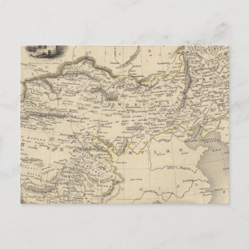 Thibet Mongolia and Mandchouria Postcard