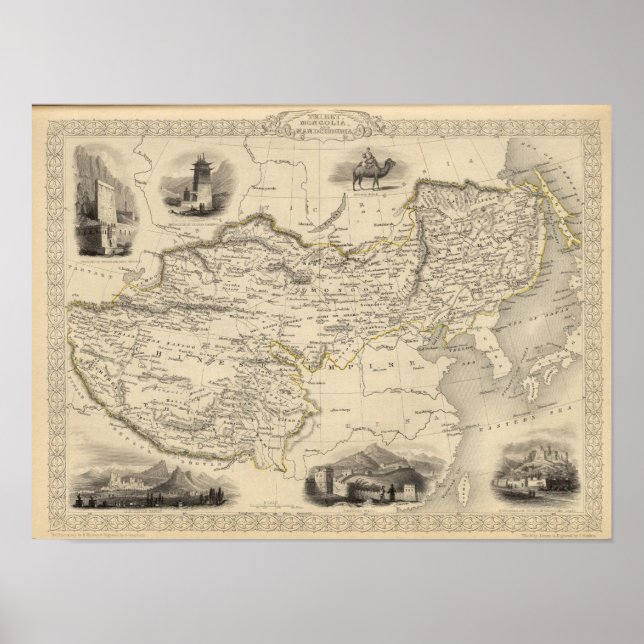 Thibet, Mongolia, and Mandchouria Poster (Front)