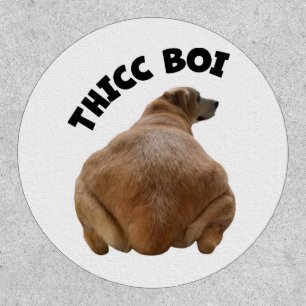Thicc Boi Fat and Funny Yellow Labrador Retriever  Patch