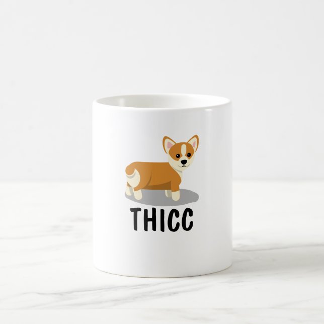 Thicc Corgi Butt Coffee Mug (Center)