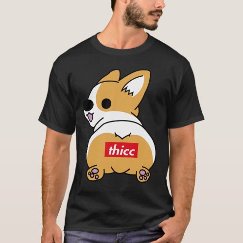 Thicc Corgi Butt Essential T_Shirt