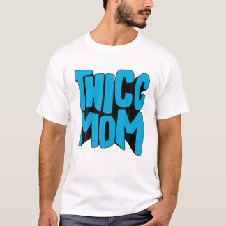 Thicc Mom Happy Mother's Day Vintage Best Mom Ever T-Shirt