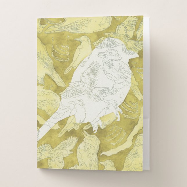 Thick-Billed Kingbird Pocket Folder (Front)
