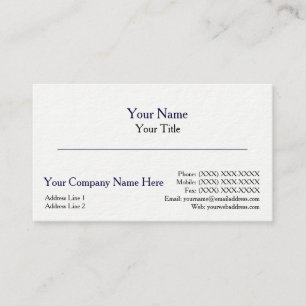 Thick Business Card Template